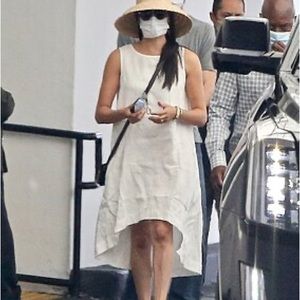 Magic Linen Royal Toscana dress Ash Rose Size Small